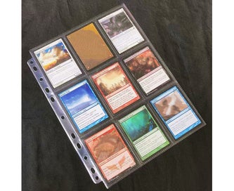 Listing 9 of 9 for 30Pcs/Set Pocket Page 11 Holes Waterproof PP Wear Resistant Trading Card Stor