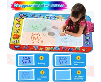 Listing 4 of 5 for Water Doodle Mat - Large Magic Water Drawing Mat with Magic Pens