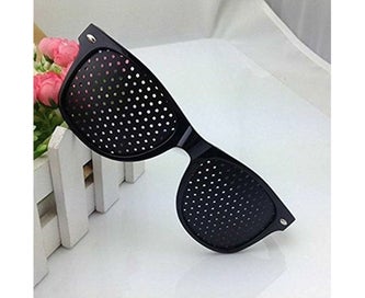 Listing 3 of 5 for Glasses, Small Hole Glasses, Needle Hole Glasses, Breathable, Windproof, Sand