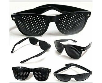 Listing 4 of 5 for Glasses, Small Hole Glasses, Needle Hole Glasses, Breathable, Windproof, Sand