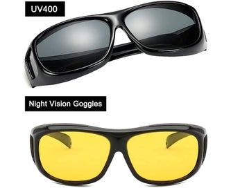 Listing 2 of 5 for Night Driving Over Prescription Glasses - Polarized Anti Glare Night Vision G
