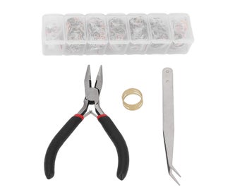 Listing 1 of 8 for Diy Jewelry Finding Kits Single Ring Opening And Closing Ring Set Jewelry Mat