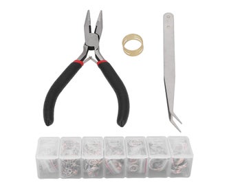 Listing 2 of 8 for Diy Jewelry Finding Kits Single Ring Opening And Closing Ring Set Jewelry Mat