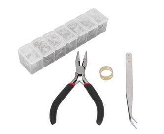Listing 4 of 8 for Diy Jewelry Finding Kits Single Ring Opening And Closing Ring Set Jewelry Mat