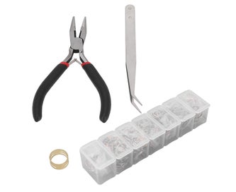 Listing 5 of 8 for Diy Jewelry Finding Kits Single Ring Opening And Closing Ring Set Jewelry Mat