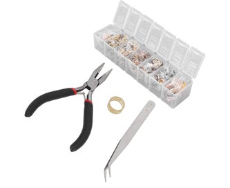 Listing 7 of 8 for Diy Jewelry Finding Kits Single Ring Opening And Closing Ring Set Jewelry Mat