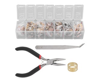 Listing 8 of 8 for Diy Jewelry Finding Kits Single Ring Opening And Closing Ring Set Jewelry Mat