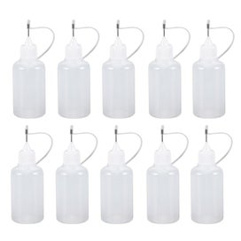 Listing 1 of 10 for 10PCS 30ml Needle Tip Applicator Bottle Clear Glue Dropper Dispenser Bottle T