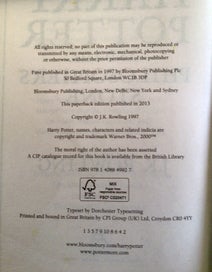 Listing 3 of 9 for Harry Potter; #1 prints set, only 42700 EVER IN THE WORLD, Ltd Edition PRINTS.