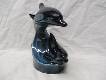 Listing 2 of 8 for SH 1231 - Double Dolphins Riding The Waves Figurine - Poole Pottery