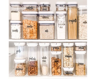 Listing 2 of 7 for Pantry Labels 168 Pieces for Pantry, Jelly, Kitchen Pot Labels, Bottle Gadget