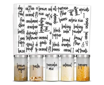Listing 6 of 7 for Pantry Labels 168 Pieces for Pantry, Jelly, Kitchen Pot Labels, Bottle Gadget
