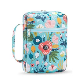 Listing 3 of 3 for Printed Bible Bag Portable Bible Cover Bible Holder Case with Bookmark Style