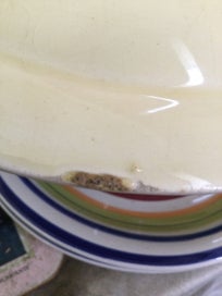 Listing 6 of 6 for DESSERT BOWL TITIAN WARE ENGLAND CRAZING