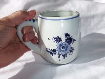 Listing 2 of 6 for Delft Barrel Beer Mug, Made in Holland