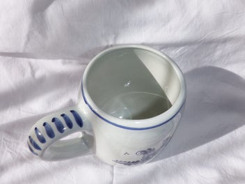 Listing 5 of 6 for Delft Barrel Beer Mug, Made in Holland