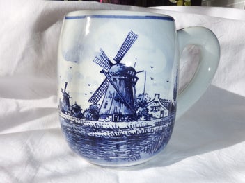 Listing 6 of 6 for Delft Barrel Beer Mug, Made in Holland
