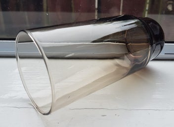 Listing 4 of 7 for Mid century retro smokey glass highball glasses (4 plus spare)