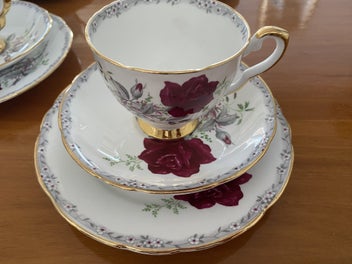 Listing 4 of 9 for “Roses to Remember “ Royal Stafford Bone China tea set