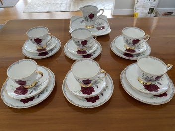 Listing 2 of 9 for “Roses to Remember “ Royal Stafford Bone China tea set