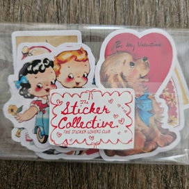 Listing 2 of 2 for DIE CUT VINTAGE STYLE VALENTINES DAY STICKERS 04