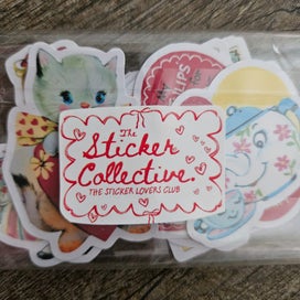 Listing 2 of 2 for DIE CUT VINTAGE STYLE VALENTINES DAY STICKERS 03