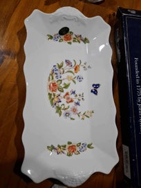 Listing 2 of 3 for Aynsley fine china, Cottage Garden, sandwich plate