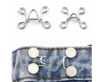 Listing 2 of 6 for 4 Sets pants waist extender pants button extender jeans button Jeans Waist