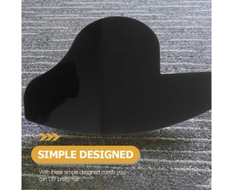 Listing 8 of 8 for 4 Pcs Hairline Enhancing Card Men Beard Shaping Tool Template Man Office