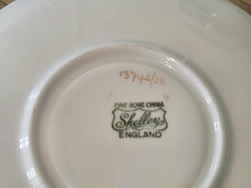 Listing 12 of 16 for Vintage Shelley Floral Teacup & Saucer Set - Made in England