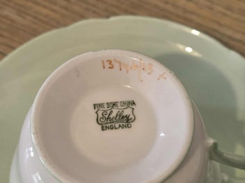 Listing 13 of 16 for Vintage Shelley Floral Teacup & Saucer Set - Made in England