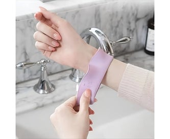 Listing 3 of 5 for 2pcs Silicone Face Wash Wristbands for Women - Prevents Water from Spilling D