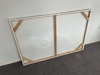 Listing 7 of 7 for Thinking DJ Monkey Pop Art Canvas on 120cm x 80cm Frame