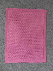 Listing 2 of 3 for Hand knitted baby blanket