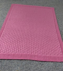 Listing 3 of 3 for Hand knitted baby blanket