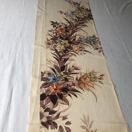 Listing 9 of 17 for Vintage Decorive Japanese Floral Silk Fabric Piece Kimono Panel