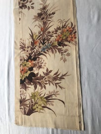 Listing 15 of 17 for Vintage Decorive Japanese Floral Silk Fabric Piece Kimono Panel
