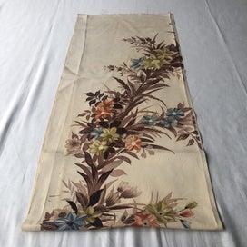 Listing 13 of 17 for Vintage Decorive Japanese Floral Silk Fabric Piece Kimono Panel
