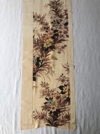 Listing 2 of 18 for Vintage Decorative Silk Floral Japanese Fabric Piece Kimono Panel