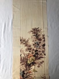 Listing 8 of 18 for Vintage Decorative Silk Floral Japanese Fabric Piece Kimono Panel