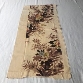 Listing 13 of 18 for Vintage Decorative Silk Floral Japanese Fabric Piece Kimono Panel