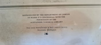 Listing 3 of 6 for Framed Print of People at Work in the R Bell Match Factory