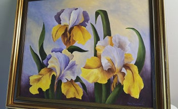 Listing 14 of 20 for +++ WELL-EXECUTED " MARY SHEPHERD" PAINTING +++