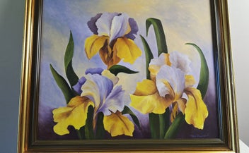 Listing 15 of 20 for +++ WELL-EXECUTED " MARY SHEPHERD" PAINTING +++