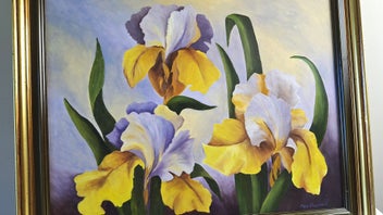 Listing 18 of 20 for +++ WELL-EXECUTED " MARY SHEPHERD" PAINTING +++