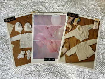 Listing 1 of 2 for 3 x BABY PATTERNS