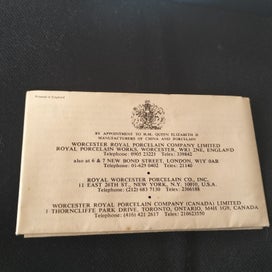 Listing 6 of 7 for F) PAIR ROYAL WORCESTER ENGLAND PORCELAIN EGG CODDLERS - ‘JUNE GARLAND”