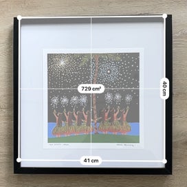 Listing 5 of 5 for Rosalie Prussing Print • Hawaii Hula Nights