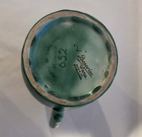 Listing 8 of 8 for Beswick Jug - Large Art Deco Piece in Mottled Greens - Stunning