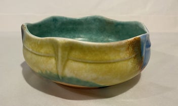 Listing 4 of 6 for Beswick Art Deco Bowl Yellows/Blues